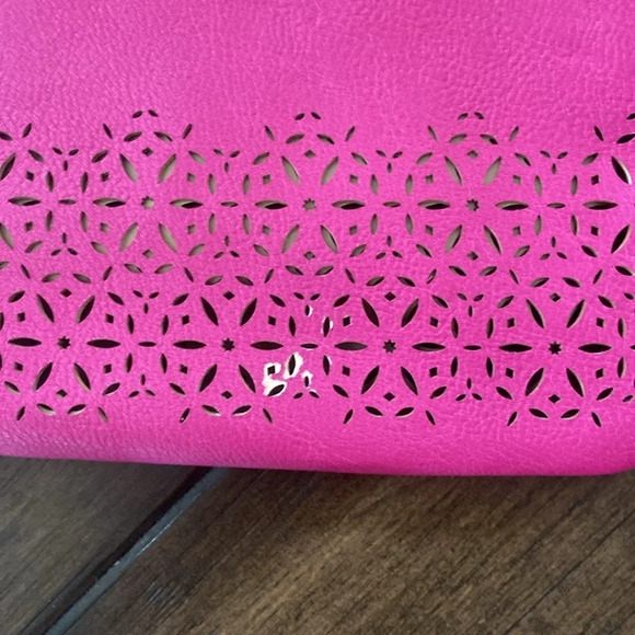 Ralph Lauren RLL Littlebury Tote Bag Rose Pink Gold - Picture 10 of 11